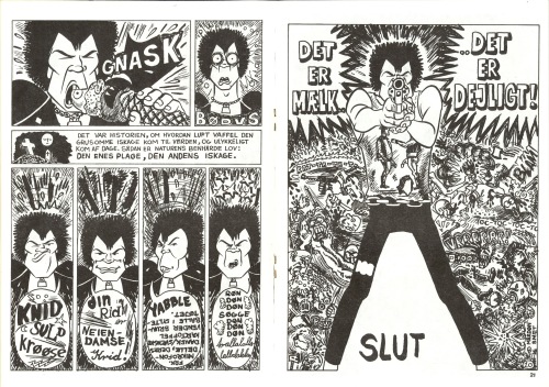 Nosferatu nr. 3, oktober 1980. Fra tegneserien Doktor Punkenstein, s. 20-21